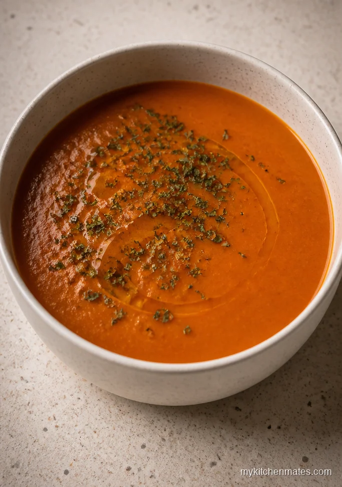 Turkish Red Lentil Soup with Mint