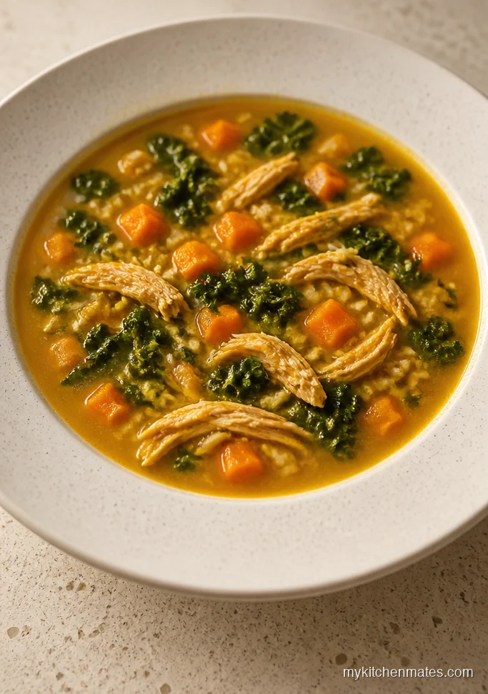 Turmeric Ginger Chicken Vegetable Soup