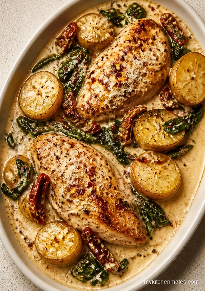 Tuscan Chicken and Potatoes
