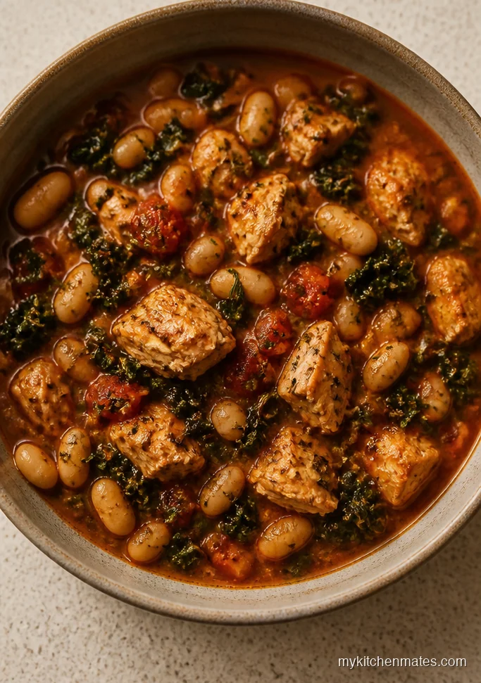 Tuscan White Bean Chicken Stew