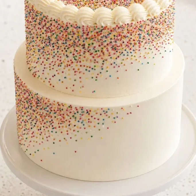 Two Tier Birthday Cake