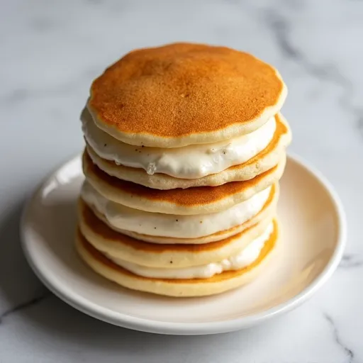 Vanilla Bean Cream Pancake Pillows