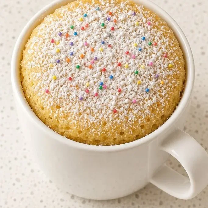 Fluffy Vanilla Mug Cake Vanilla Mug Cake