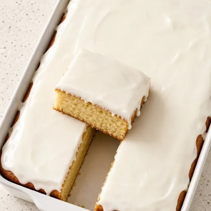 Vanilla Texas Sheet Cake