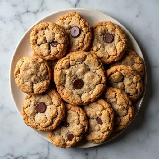 Vegan Banana Oatmeal Cookies