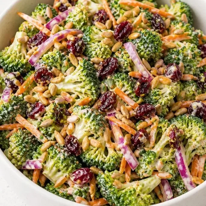 15-Minute Creamy Vegan Broccoli Salad Vegan Broccoli Salad