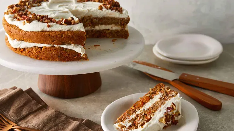 The Most Amazing Vegan Carrot Cake That Everyone Will Love Food photo of Vegan Carrot Cake