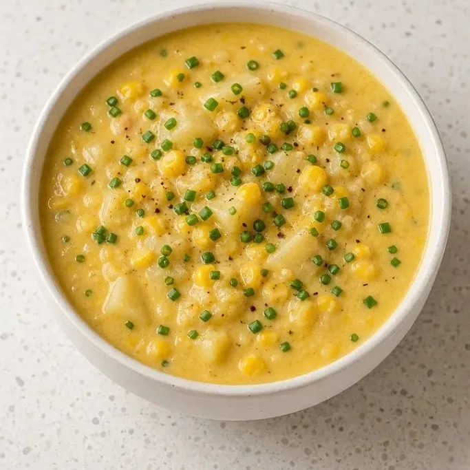 Creamy Vegan Corn Chowder (Ready in 30 Minutes) Vegan Corn Chowder
