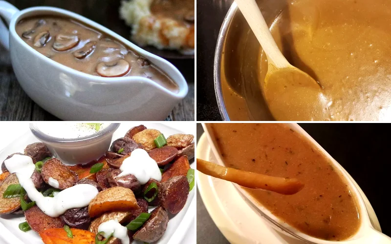 9 Plant-Based Gravy Recipes That Are Completely Vegan vegan gravy recipes featured