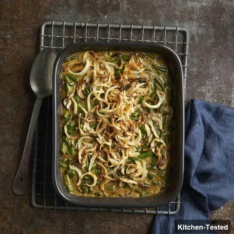 Vegan Green Bean Casserole vegan green bean casserole 1