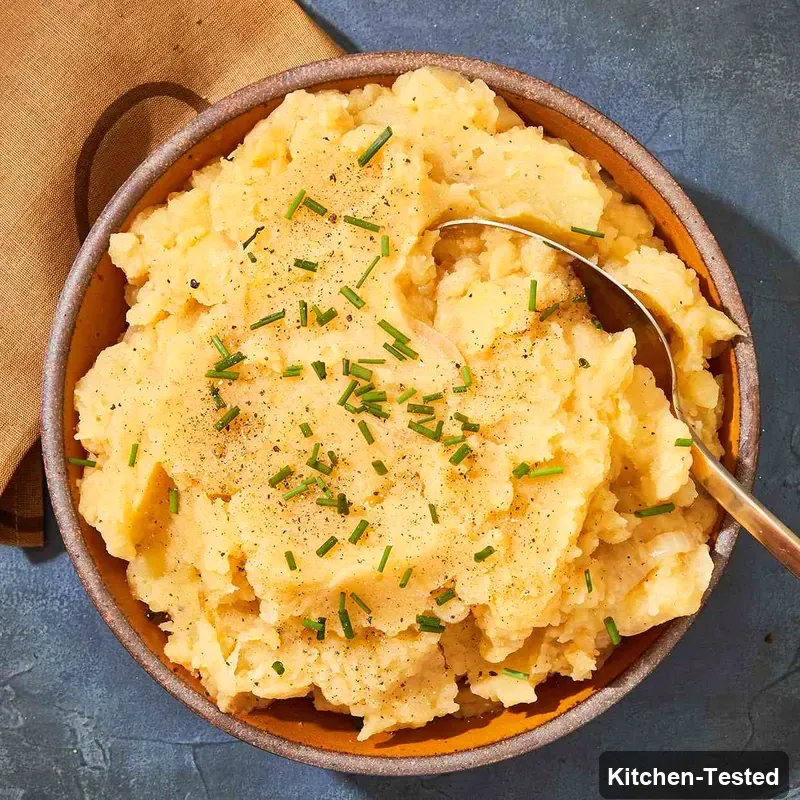 Creamy Vegan Mashed Potatoes with Caramelized Onions vegan mashed potatoes