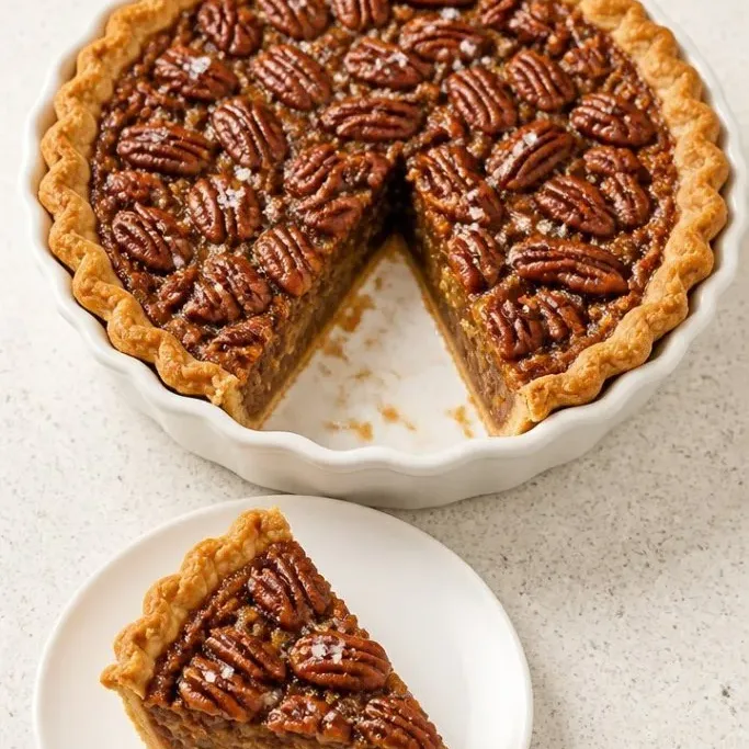 Gooey Vegan Pecan Pie (No Corn Syrup, No Eggs) Vegan Pecan Pie