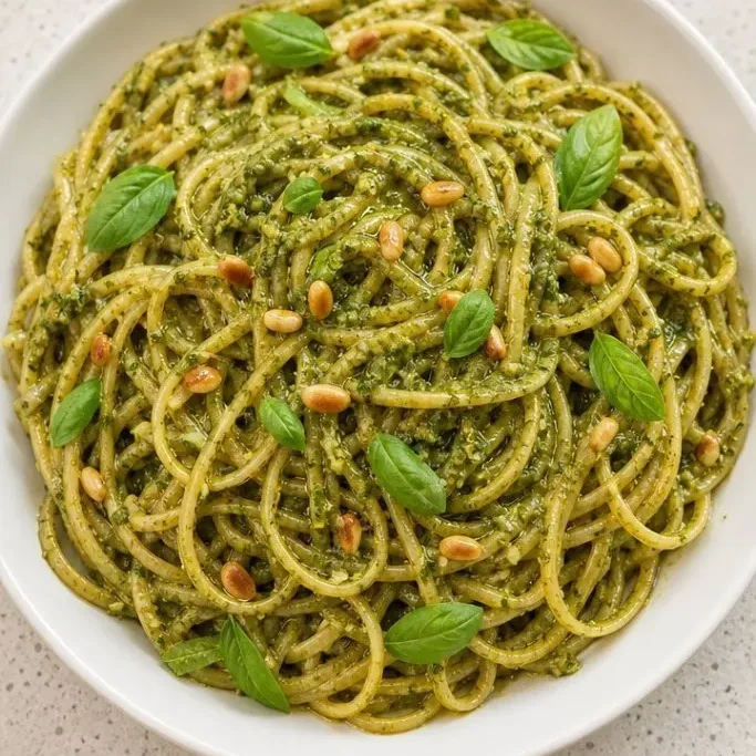 Creamy Vegan Pesto Pasta in 20 Minutes Vegan Pesto Pasta