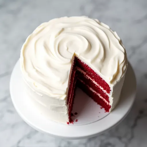 Vegan Red Velvet Cake with Coconut Cream Frosting