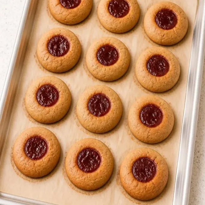 Vegan Thumbprint Cookies