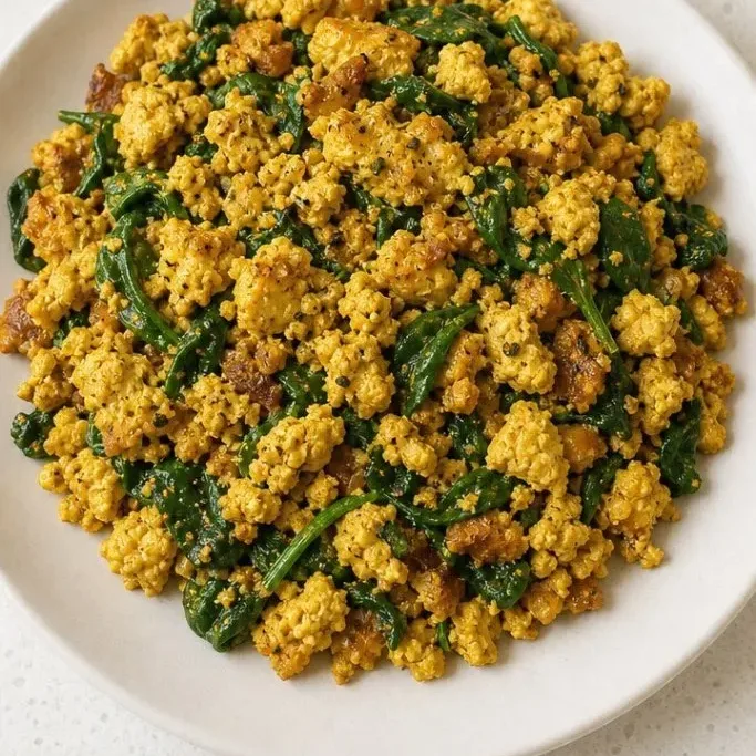 Fluffy Vegan Tofu Scramble (Ready in 15 Minutes) Vegan Tofu Scramble