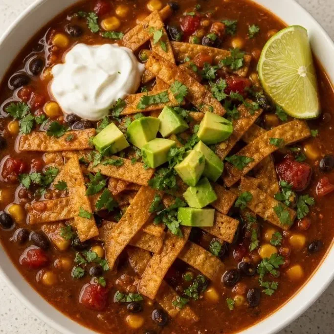 Vegan Tortilla Soup