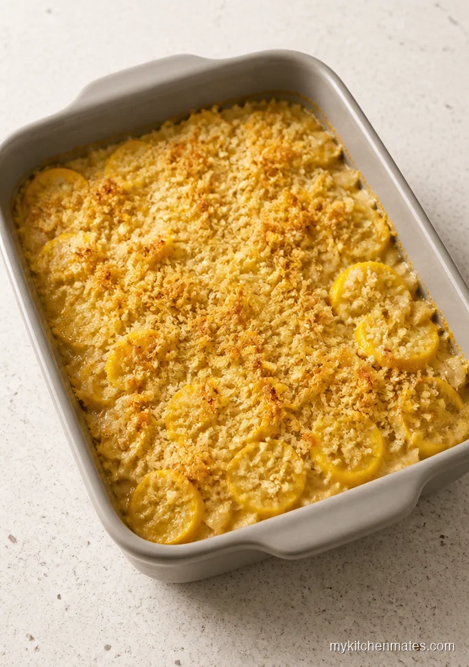 Vegan Yellow Squash Casserole