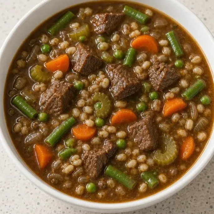 Vegetable Beef Barley Soup