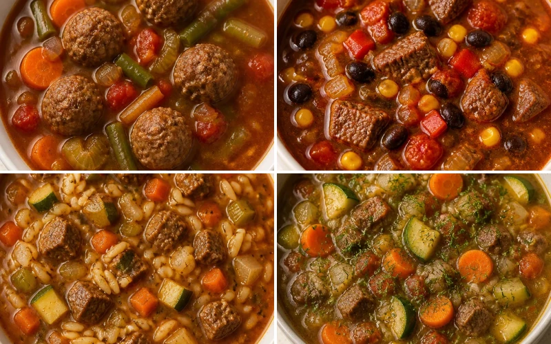 11 Vegetable Beef Soup Recipes That Turn One Pot Into Dinner 11 Vegetable Beef Soup Recipes That Turn One Pot Into Dinner