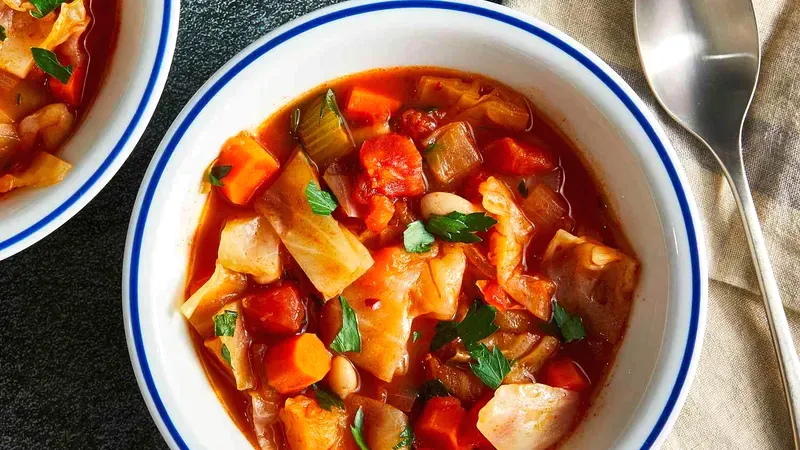 Hearty Vegetable Cabbage Soup Food photo of Vegetable Cabbage Soup
