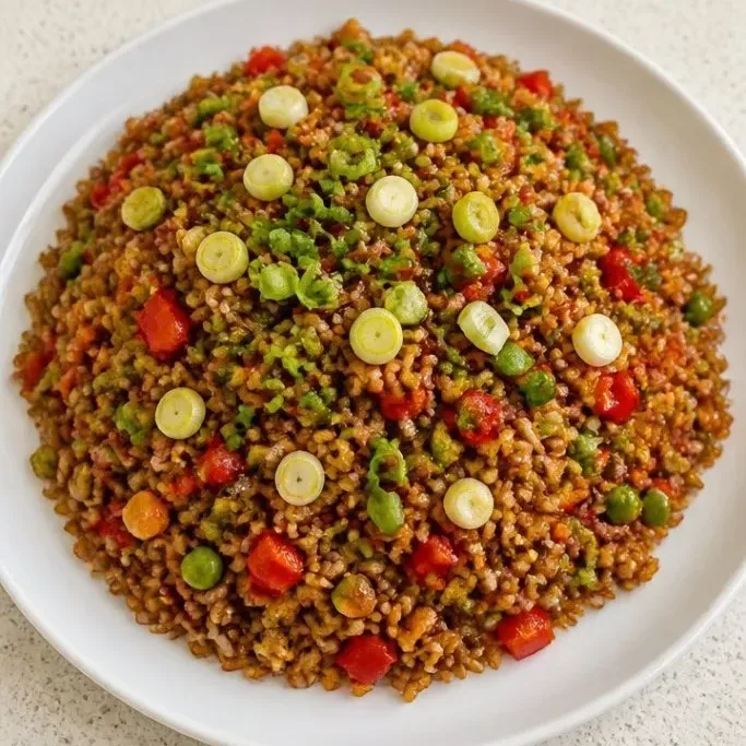 15-Minute Vegetable Fried Rice (Crispy, Flavorful, and Fast) Vegetable Fried Rice