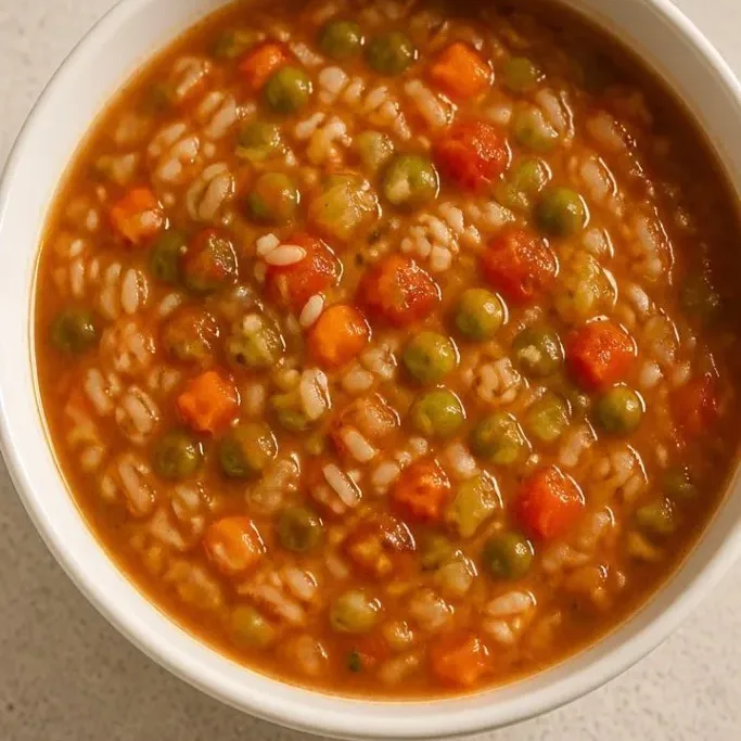 Cozy Vegetable Rice Soup Vegetable Rice Soup
