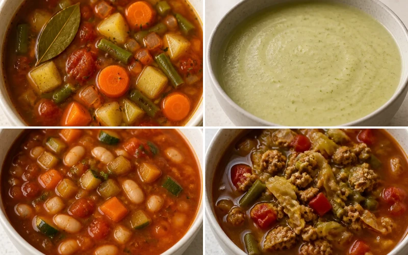 10 Crockpot Vegetable Soup Recipes You Can Set and Forget