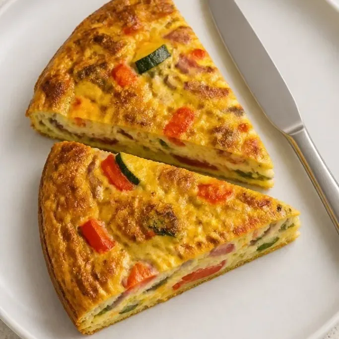 20-Minute Veggie-Packed Frittata Vegetable Veggie Frittata