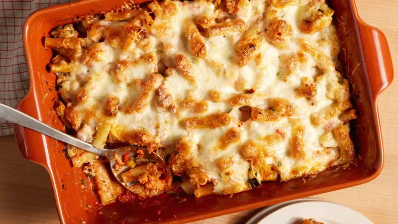 Vegetarian Baked Ziti Food photo of Vegetarian Baked Ziti