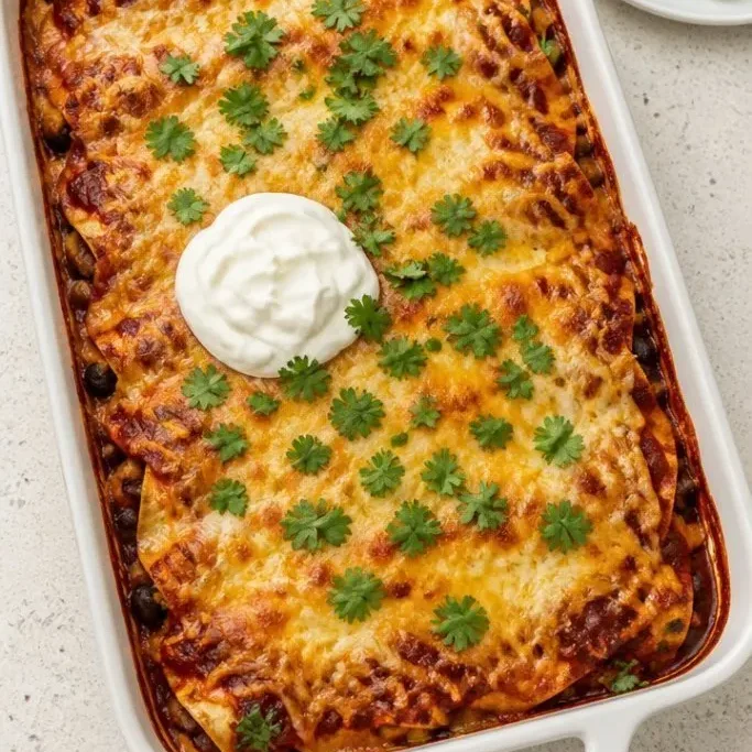 Vegetarian Enchilada Casserole