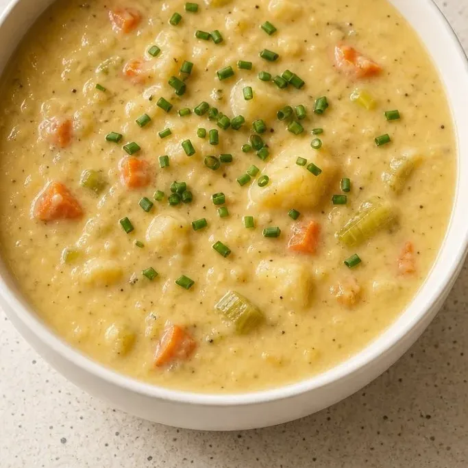 Creamy One-Pot Vegetarian Potato Soup Vegetarian Potato Soup