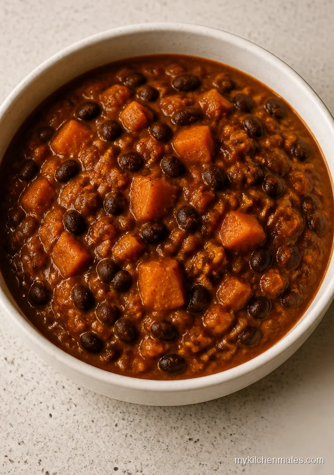 Vegetarian Pumpkin and Black Bean Chili