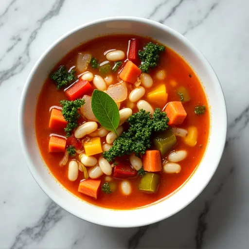 Vegetarian Rainbow Minestrone