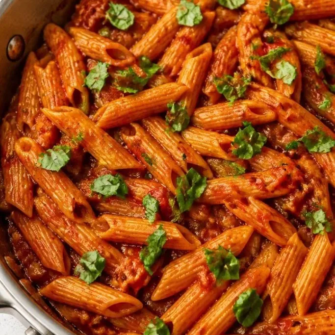 Vegetarian Red Sauce Pasta