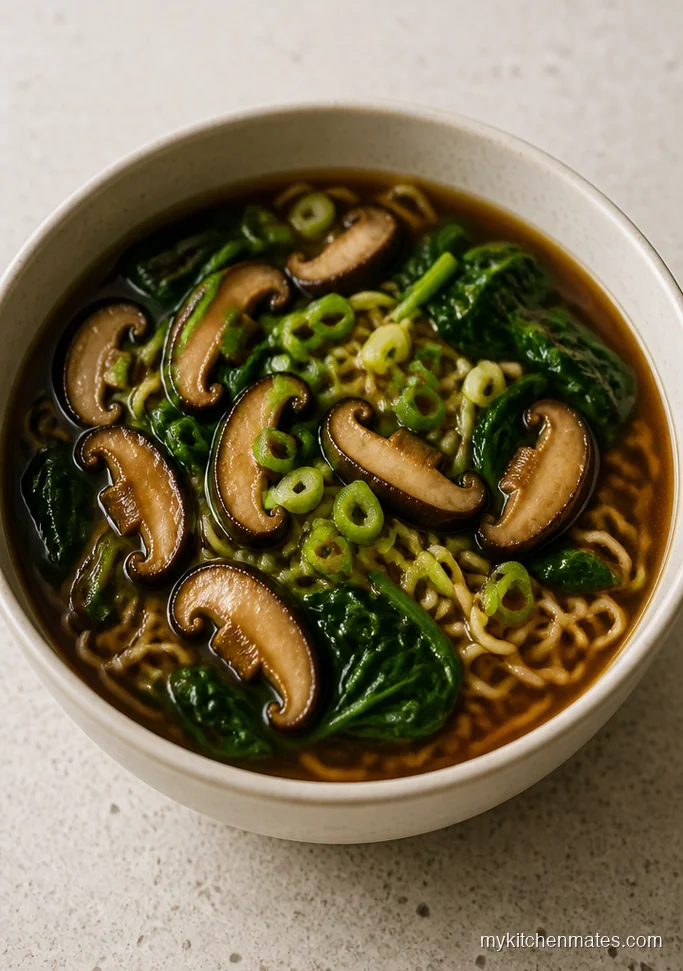 Vegetarian Shiitake Mushroom Ramen