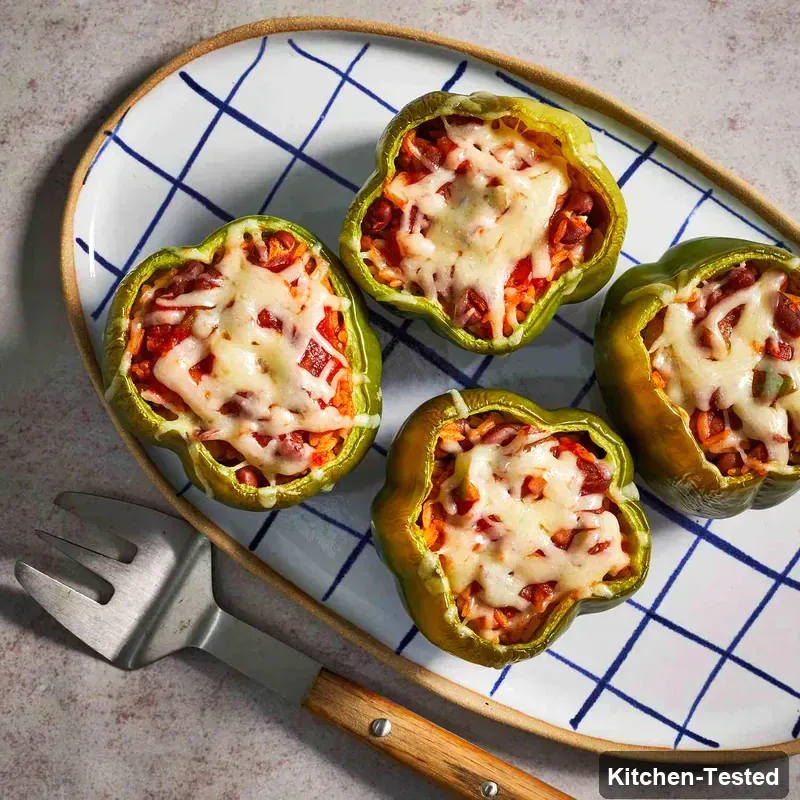 Vegetarian Stuffed Peppers vegetarian stuffed peppers