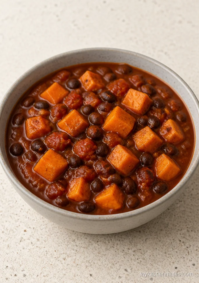 Vegetarian Sweet Potato Black Bean Chili