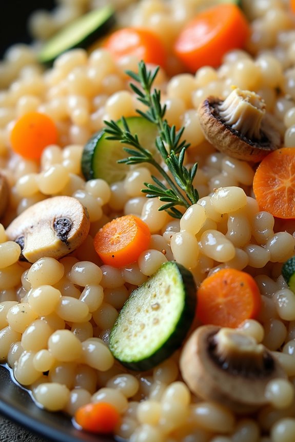 vegetarian barley risotto recipe