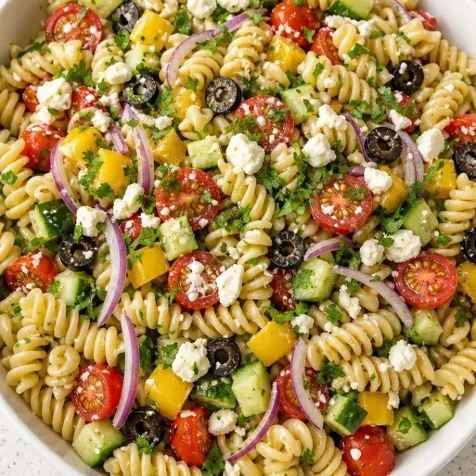 Easy Veggie Pasta Salad (Ready in 20 Minutes) Veggie Pasta Salad