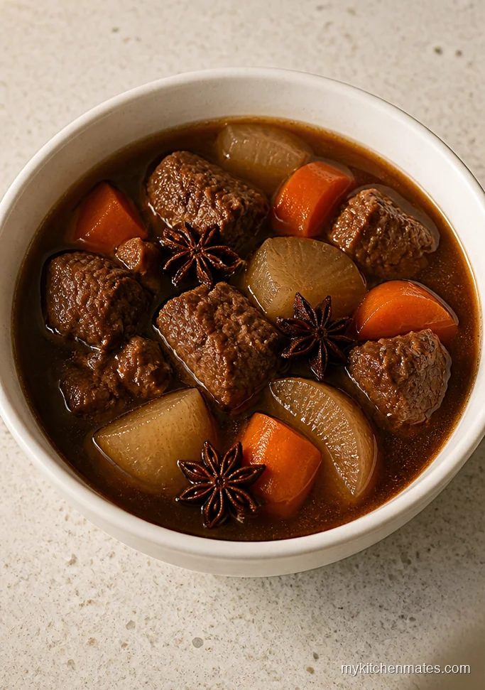 Vietnamese Style Instant Pot Beef and Daikon Stew