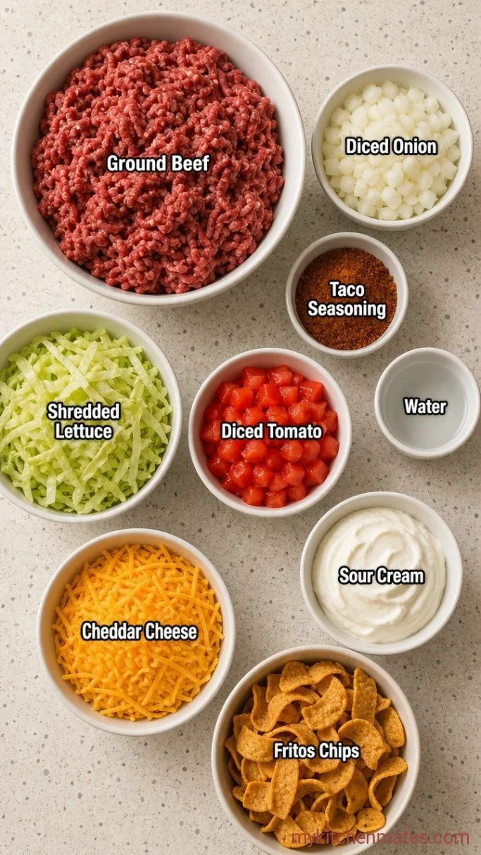 Walking Tacos for a Crowd in 30 Minutes Ingredients