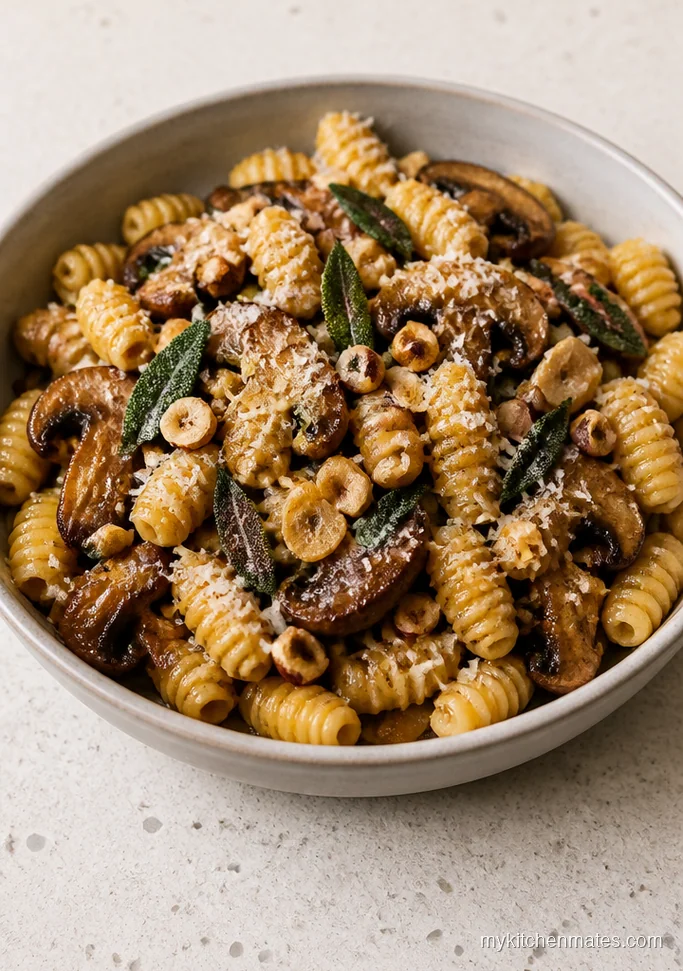 Warm Brown Butter Sage Pasta Salad