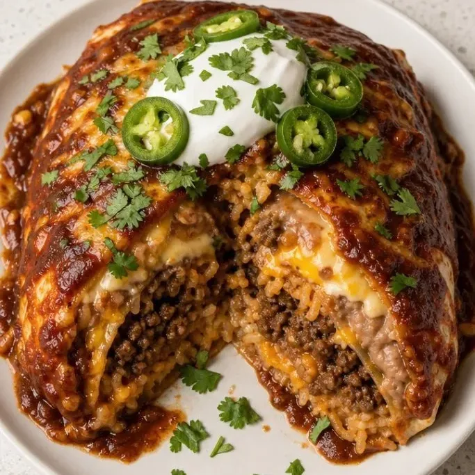 Wet Burrito Ground Beef