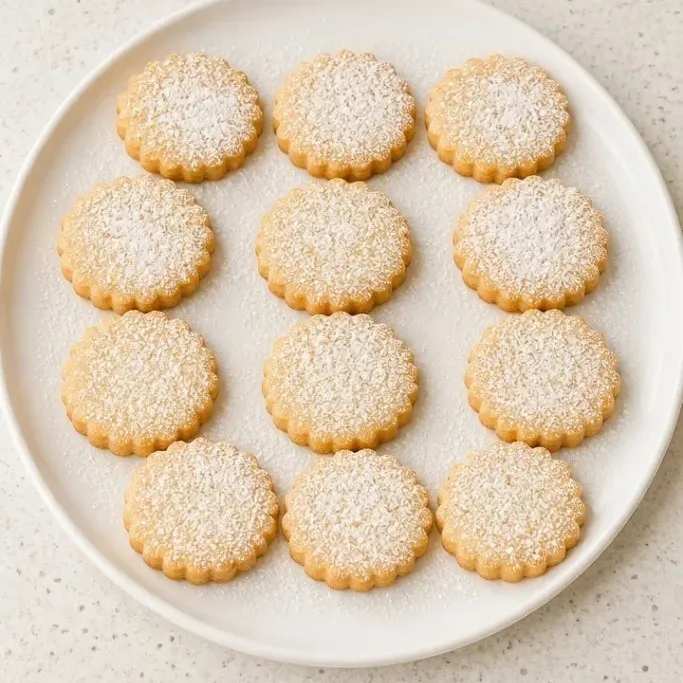 Whipped Shortbread Cookies