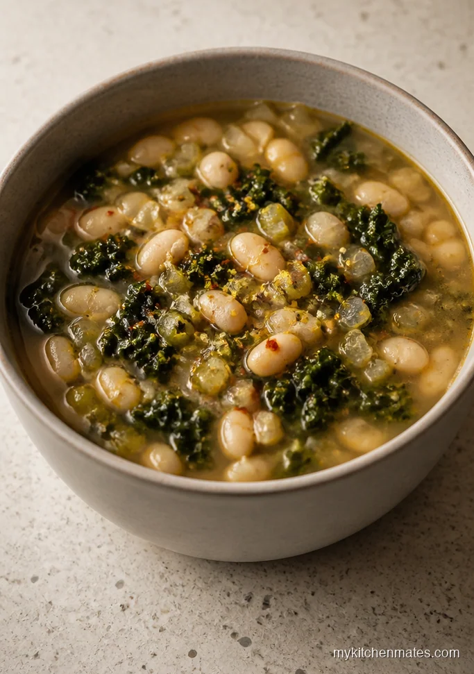 White Bean and Tuscan Kale Soup
