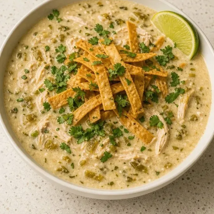 White Chicken Enchilada Soup