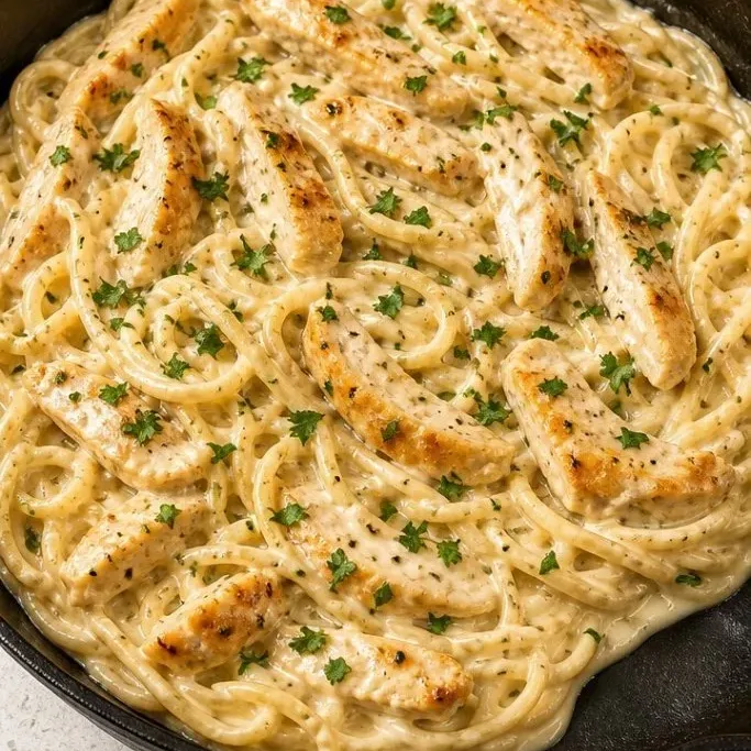 White Chicken Spaghetti
