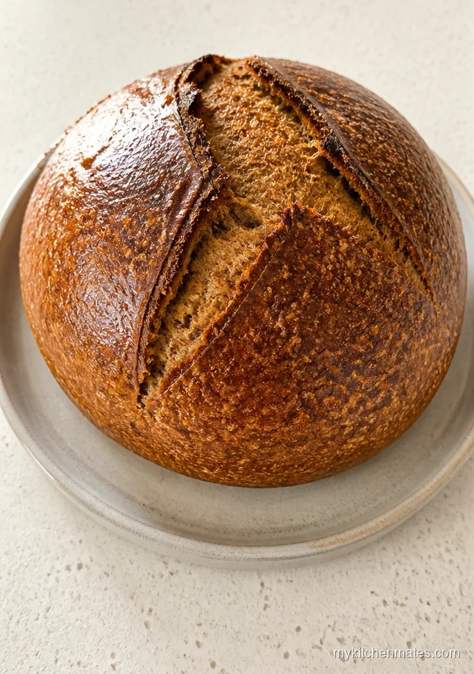 Whole Wheat Honey Dutch Oven Bread