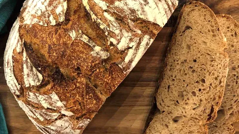 Whole-Wheat Sourdough Bread Food photo of Whole-Wheat Sourdough Bread